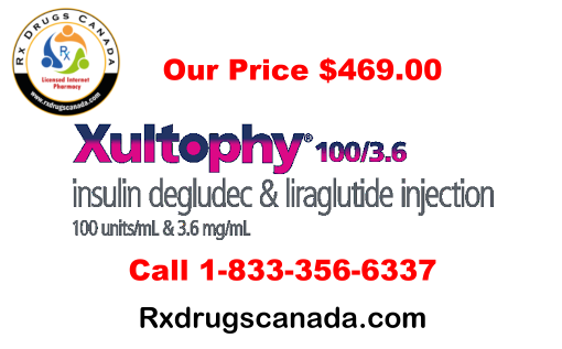 Buy Xultophy Insulin Pens 5 Pens $469e: Discount Brand & Generic Prescription Drugs Rx Drugs Canada Pharmacy
